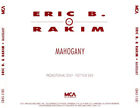 Eric B. & Rakim Mahogany PROMO MUSIC AUDIO CD Edit Extended Remix Beat Bass 4trk