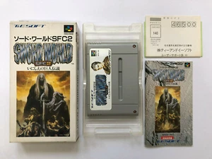 Sword World 2 Super Famicom SFC SNES Japan - Picture 1 of 12