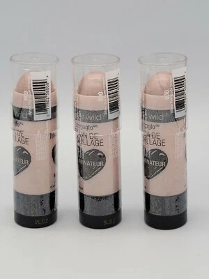 (3) Wet N Wild MegaGlo Makeup Stick Highlight Sealed 800 - When The Nude Strikes - Image 1 of 4