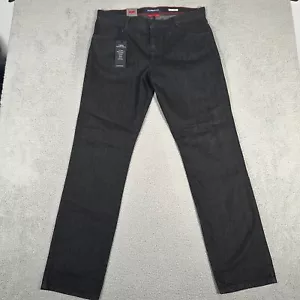 Alberto Jeans Mens 38x34 (Fits 37x34) Black Modern Fit T400 Denim Stretch New - Picture 1 of 11