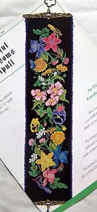 Vintage Bountiful Blossoms Bell Pull Cross Stitch Pattern 1992 Michelle Johnson - Picture 1 of 4