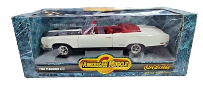 1969 Plymouth GTX Cast Metal Car convertible racing stripe HEMI By ERTL - Image 1 of 4