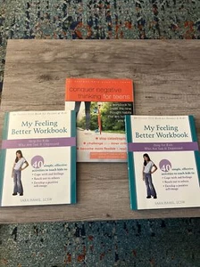 Lot Of 3 Workbooks To Conquer Negative Thinking for Teens & Feeling Better (2) - Bild 1 von 11