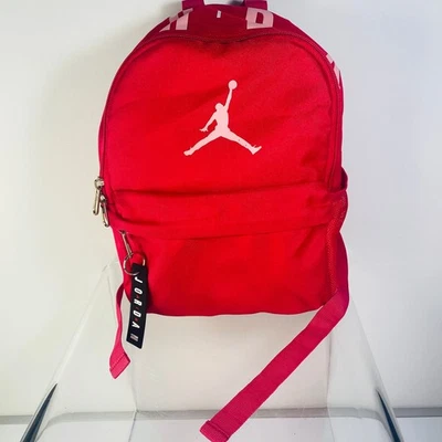 Pink Girls Jordan Logo Backpack Pink School Book Bag Kids - Image 1 of 4
