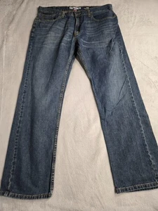 Levis 285 Denizen Blue Jeans Mens Size 38 x 34 Relaxed Straight Fit Denim Jeans - Picture 1 of 12