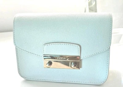 Furla Mini Crossbody Bag Ivory W/Gold Hardware - Image 1 of 4