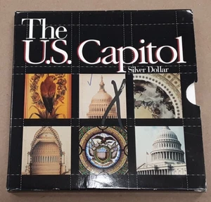 1994-S US Capitol Commemorative Proof Silver $1 in OGP with COA - Picture 1 of 6