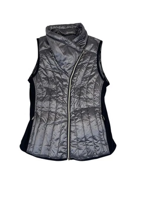 Chaleco Calvin Klein Performance Mujer Pequeño Premium Plumón Asimétrico Cremallera Puffer Foto 1 de 4