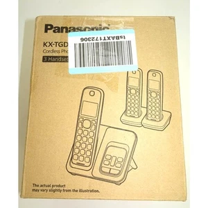 Panasonic Wireless Phone System 3 słuchawki bezprzewodowe - KX-TGD633W (biały/srebrny) - Zdjęcie 1 z 19