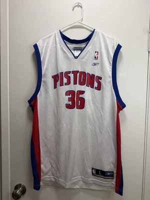 Camiseta deportiva vintage de los Detroit Pistons Ben Wallace Reebok talla grande  Foto 1 de 4