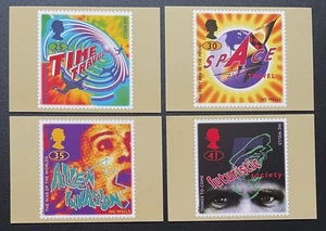 1995 Science Fiction PHQ cards. Complete 4-card set unused. - Picture 1 of 2