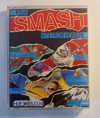 FOUR SMASH HITS - Hewson - Commodore 64 C64 C128 - TESTED see photos - Image 1 of 4