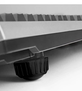 Soporte de teclado H2, elevador de teclado y iPad, también utilizado para refrigeración, todo negro - Imagen 1 de 5