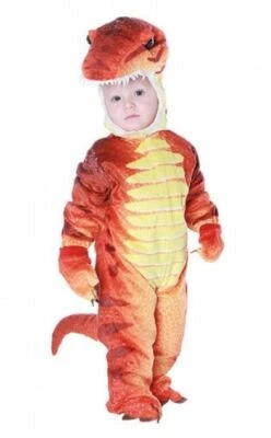 Underwraps Dinosaur Trex T-Rex Red Infant Toddler Child Halloween Costume 26025 - Image 1 of 2