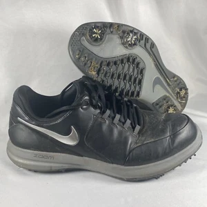 Nike Air Zoom Accurate Black Gray Mens Golf Cleats Sz 11.5 WIDE 909724-003 - Picture 1 of 7