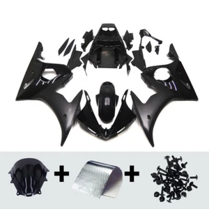 Fairing Kit for Yamaha 2003 2004 YZF-R6 03 04 2005 R6 ABS Body Kit Gloss Black - Picture 1 of 9