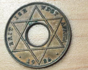 Penny 1/10 Africa occidentale inglese 1936 - Foto 1 di 2