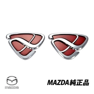 Genuine Mazda Enfini RX-7 FR Emblem Set Red F100-51-731A10 F100-51-741B10 - Picture 1 of 7