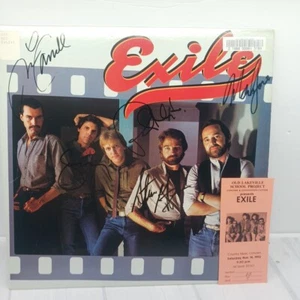 Exile "Exile" LP - AUTOGRAPHED 1983 With Concert Ticket - Picture 1 of 12