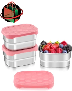 HaWare Stainless Steel Snack Containers for Toddlers and Kids, 8 oz Leak Proo - Picture 1 of 11