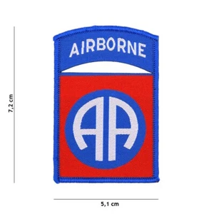 Aufnäher der  US  82nd  Airborne  Division logo    ca  7,2 x 5,1 cm - Picture 1 of 1