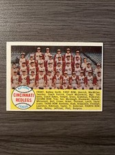 1958 Topps Set-Break #428 Cincinnati RedLegs Team Card EX-NM