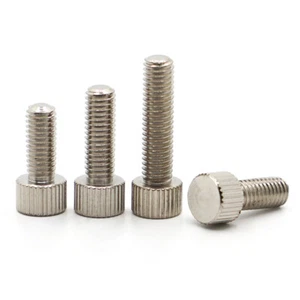 M3 M4 Flat Head Thumbscrews Hand Grip Knob Bolts 6-20mm Knurled Thumb Nut/Screws - Picture 1 of 12