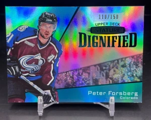 2022-23 Upper Deck Statura - Peter Forsberg /150 - Verde Dignificato #D-8 - Foto 1 di 2