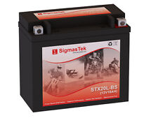 SigmasTek STX20L-BS Battery for Honda TRX680FA Four Trax Rincon 680CC 2006-2022