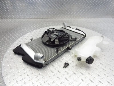 2013 11-16 Kawasaki Ninja 1000 ZX1000 Radiator Fan Blower Coolant Overflow Tank - Image 1 of 4