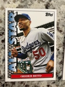 2023 TOPPS TBT 1990 TV ALL STAR CARD SET 29 LOS ANGELES DODGERS MOOKIE BETTS #85 - Picture 1 of 1