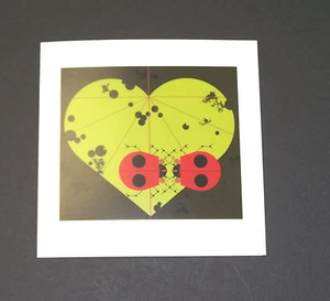 Charles/Charley Harper Notecards "Ladybug Lovers" 4 Pack w/Envelopes - Picture 1 of 2