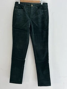 New Essentials Corduroy Full-Length Essential Straight Pant Evergreen Size 8 - Picture 1 of 12