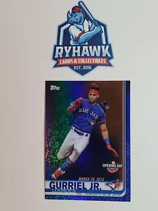 2019 Topps Opening Day Blue Foil Parallel #130 Lourdes Gurriel Jr. Blue Jays - Picture 1 of 2