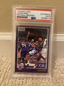 2000 Topps Suns Mavericks Jason Kidd Signed Autograph Card PSA/DNA Authentic - Picture 1 of 1