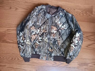 Gamehide Reversible Coat Mens Size XL Mossy Oak Camo/Brown W/Shell Holder  - Image 1 of 4