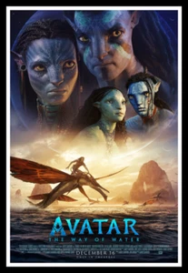 Avatar The Way of Water Movie Poster Print & Unframed Canvas Prints - Picture 1 of 6