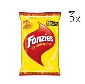 24x Fonzies mais Maissnack mit Käse chips 3 für 8 Portionstüten á 23 g Käsechips - Bild 1 von 3