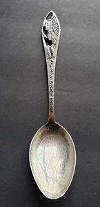 Sterling Silber Souvenir Löffel Hechte Spitze Colorado Höhe 14110 Fuß - Bild 1 von 6