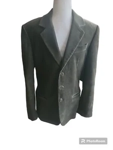 Juicy Couture Men's Green Corduroy Sport Coat Size 38 Undercover Genius Holiday - Picture 1 of 4