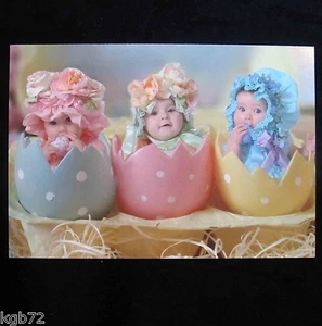 Leanin Tree Easter Greeting Card Flowers Baby Babies Eggs Multi Color E11 - Picture 1 of 2