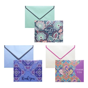 Juego de 10 tarjetas de nota de agradecimiento de Vera Bradley retiradas - Imagen 1 de 15