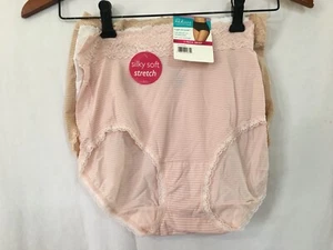 New Radiant Vanity Fair Women's Light and Luxe Brief Panties 3 Pairs S,L,3Xl - Picture 1 of 4