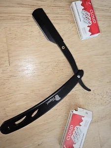 Fagaci Black Straight Razor - Picture 1 of 10