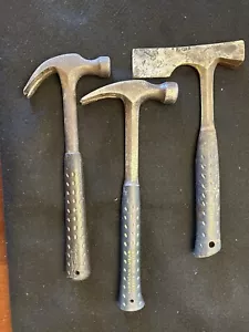 Three Vintage Estwing Hammers - Drywall, Straight Claw, and Curved Claw - Picture 1 of 8