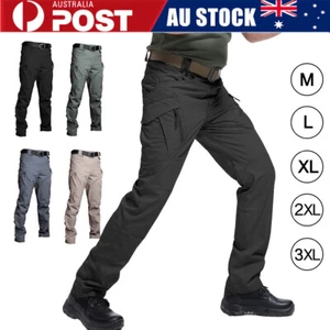 Pant Mens Solider Tactical Waterproof Work Trousers Men Cargo Pants Combat Pant - Picture 1 of 17