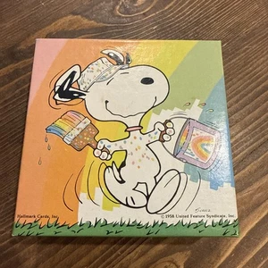 Vintage Snoopy Mini Puzzle Have a Rainbow Day Springbok Over 70 Pieces PZL7270 - Picture 1 of 4