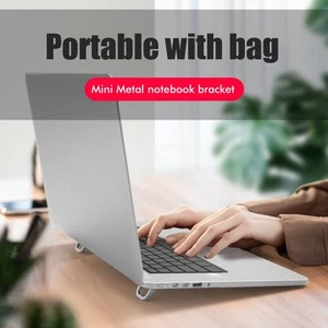 `2Pcs Tragbare Laptop Steht Für Schreibtisch Tastatur Riser Mini Universal C - Photo 1/13