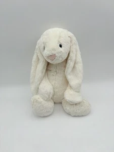 Jellycat Bashful Bunny White Plush Toy Large London Lovey Soft Toy Floppy 16" - Picture 1 of 9