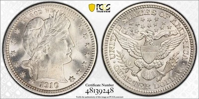 Cuarto de barbero 1916 D graduación profesional MS 64+ BRILLO BLANCO BRILLANTE, GRAN FLORACIÓN COMO NUEVO, EXCELENTE Foto 1 de 4